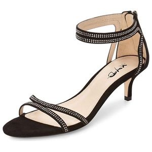 XYD Women Open Toe Strappy Rhinestone Sandals
